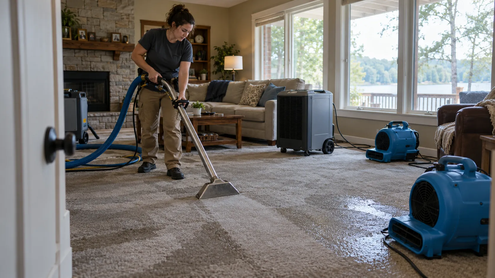 Water Extraction & Structural Drying in Chattanooga, TN